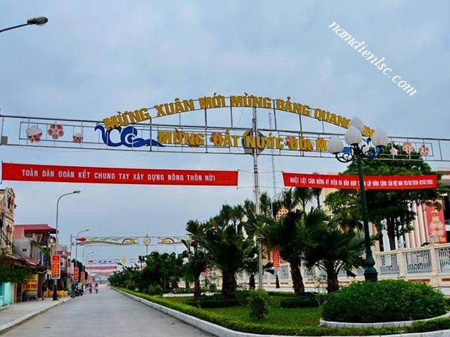 Cảnh quan đường thị trấn Nga Sơn - Thanh Hóa