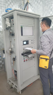 Thực hiện bảo hành, bảo trì định kỳ cho trạm quan trắc khí thải cho khách hàng tại Quảng Ninh