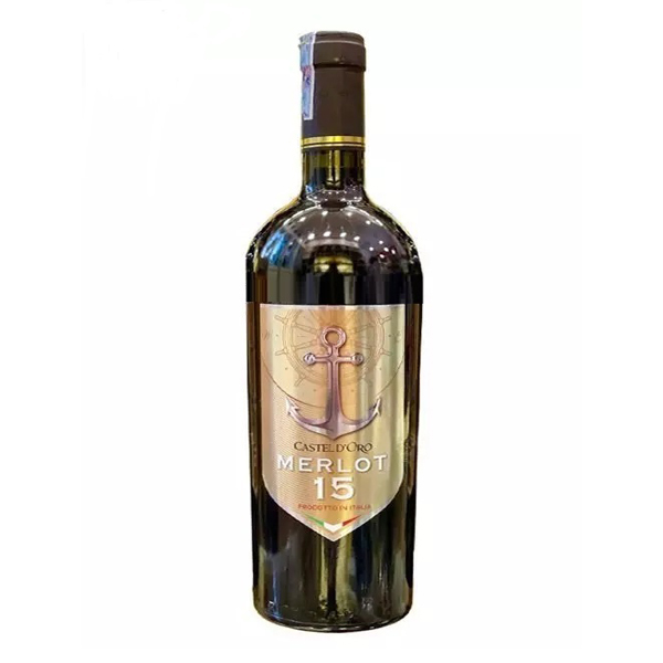 Rượu Vang Castel D’oro Merlot 15 Độ