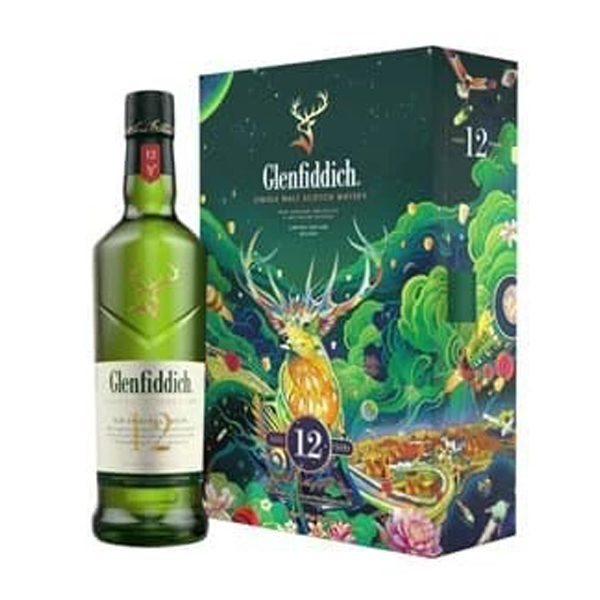Rượu Glenfiddich 12 năm - Hộp quà tết 2022