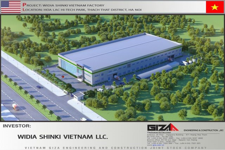 Nhà máy WIDIA SHINKI - Hà Nội
