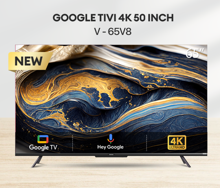 Google Tivi Coocaa 65V8 4K 65 inch