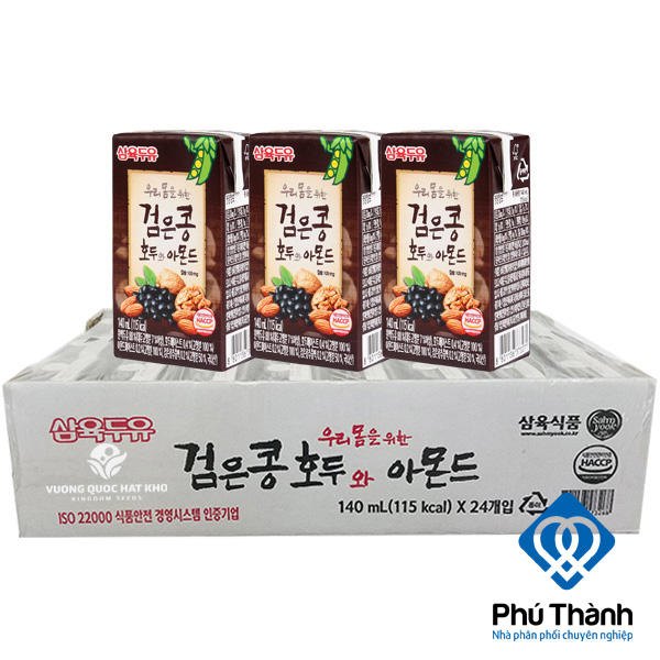 Sữa óc chó Hàn Quốc thùng 24 hộp 140ml