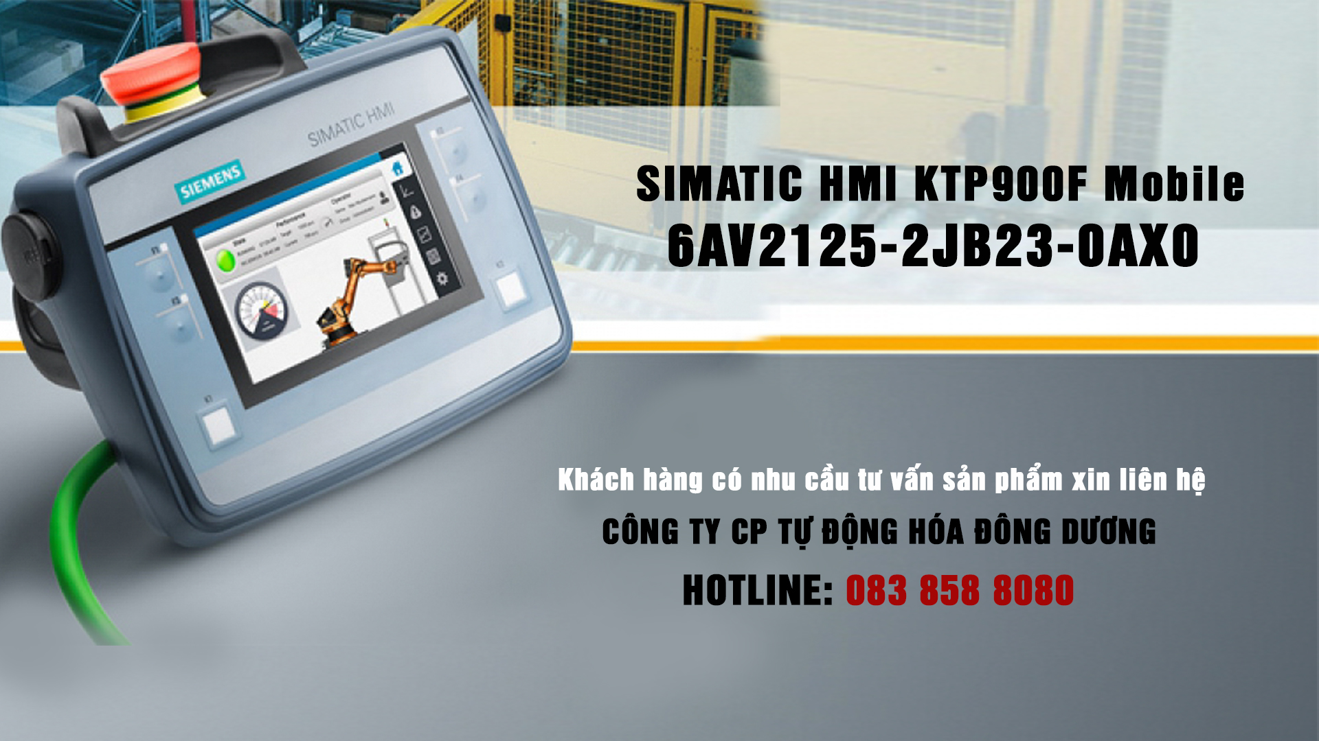 HMI SIEMENS SIMATIC HMI KTP900F Mobile 6AV2125-2JB23-0AX0