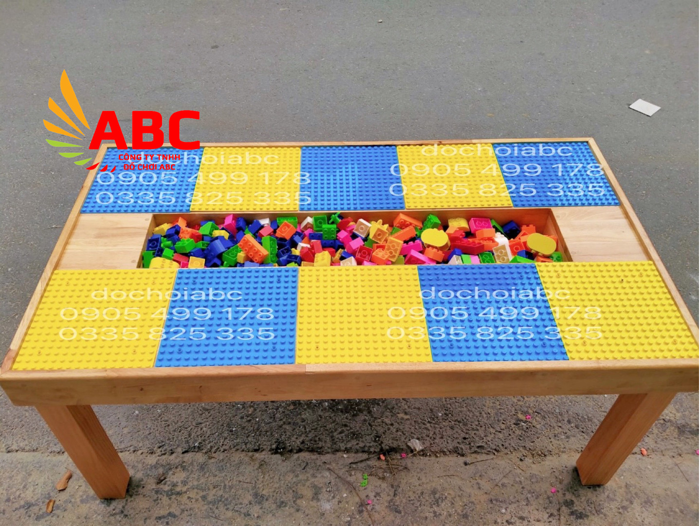 Bộ bàn lego xếp hình cho bé