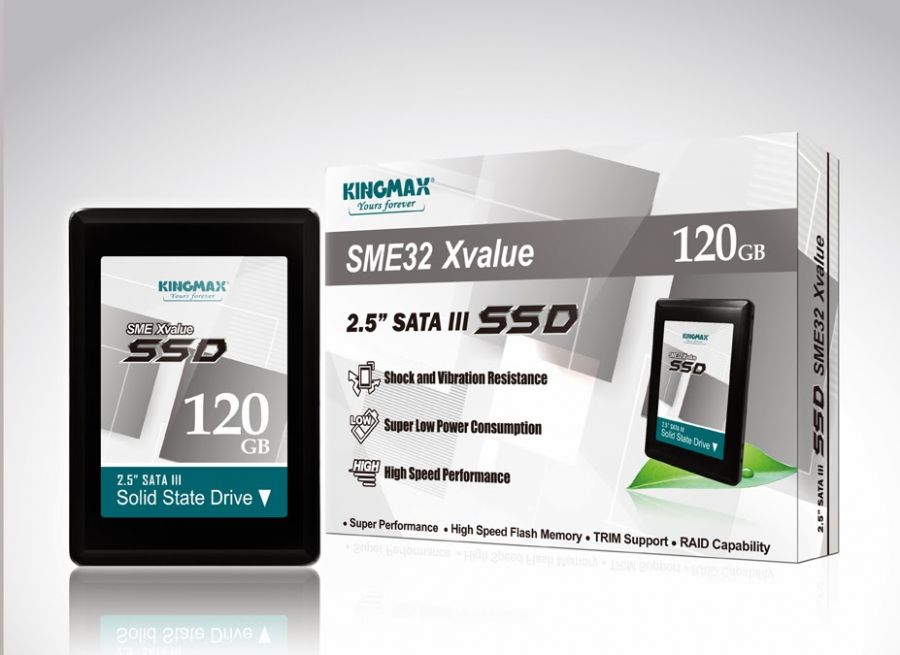 Ổ cứng SSD Kingmax 120GB 2.5" Sata III SMV32
