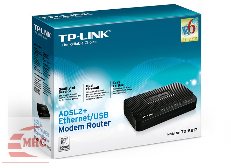 Thiết bị đầu cuối TP-Link TD-8817 ADSL
