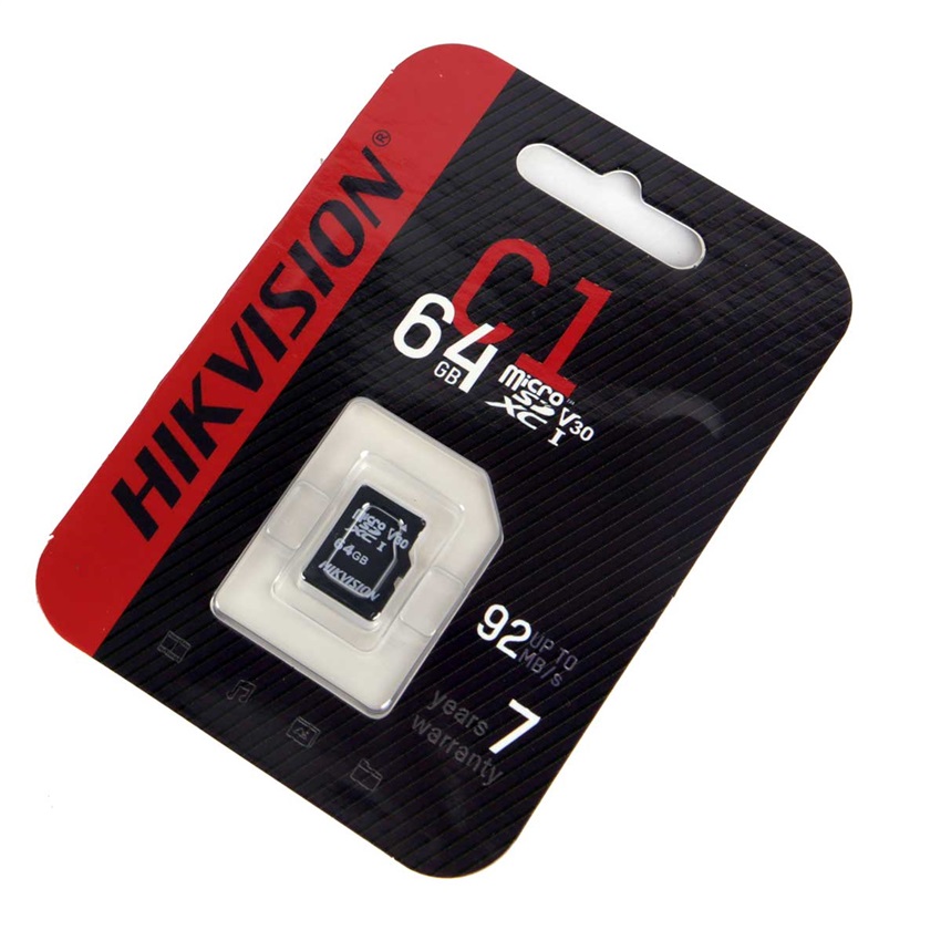 Thẻ nhớ micro Hikvision HS-TF-C1 64GB Class 10 (92MB/s)