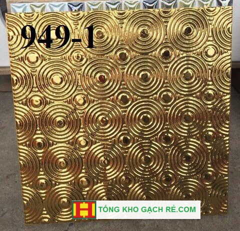 Gạch trang trí 30x30 nhũ vàng 949-1