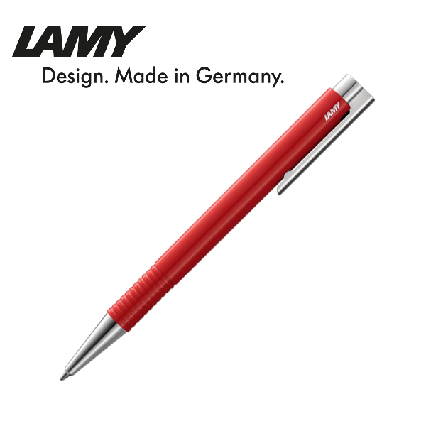 Bút bi cao cấp hiệu Lamy logo M+ màu đỏ 204