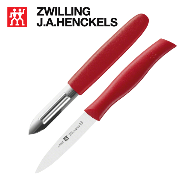 Bộ dao 2 sản phẩm Zwilling 38634-000 cán đỏ