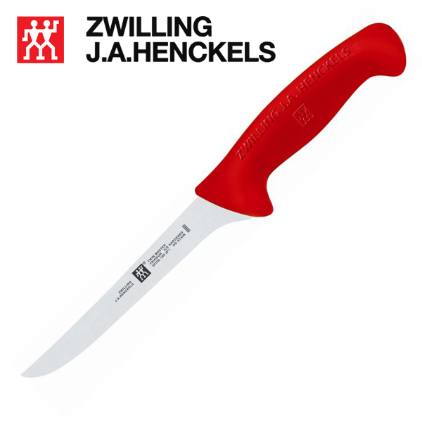 Dao bếp lóc xương hiệu Zwilling 32100-163, lưỡi dài 15cm cán màu đỏ