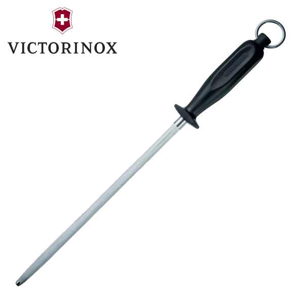 Liếc dao tròn hiệu Victorinox 7.8333, lưỡi liếc dài 27cm cán đen