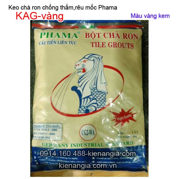 Keo chà ron Phama màu vàng KAG-VANG 1
