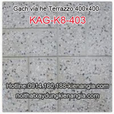Gạch vỉa hè Terrazzo 400x400 KAG-K8-403