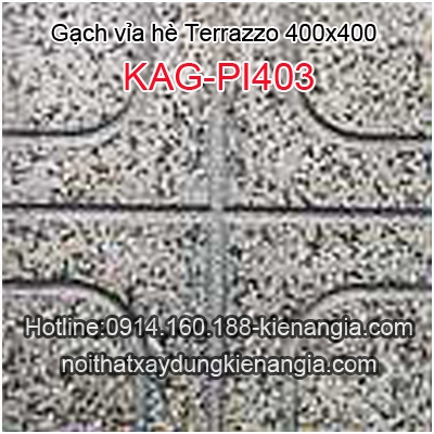 Gạch vỉa hè Terrazzo 400x400 KAG-PI-403