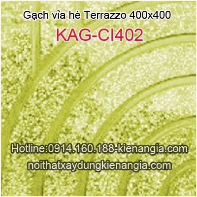 Gạch vỉa hè Terrazzo 400x400 KAG-CI-402
