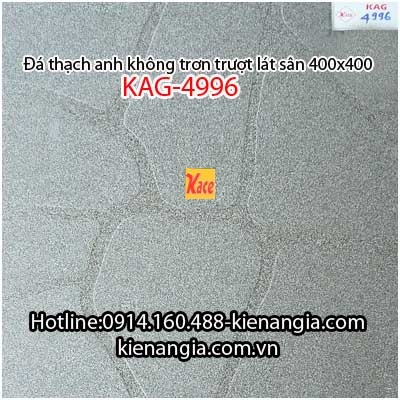 Đá thạch anh màu xám lông chuột 400x400 KAG-4996