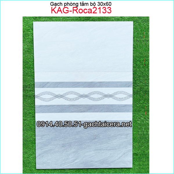 Gạch ốp tường bộ 30x60cm KAG-Roca2133