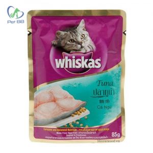 Pate Cho Mèo Lớn Whiskas Vị Cá Ngừ 85g