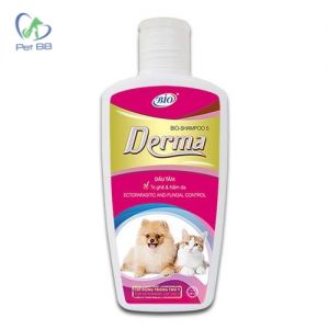 Sữa tắm Derma- trị ve, ghẻ, nấm da cho cún