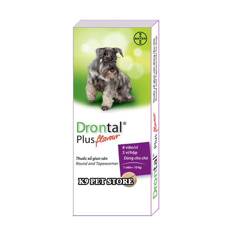[1 viên] Thuốc phòng và sổ giun cho chó dạng viên Drotal Plus