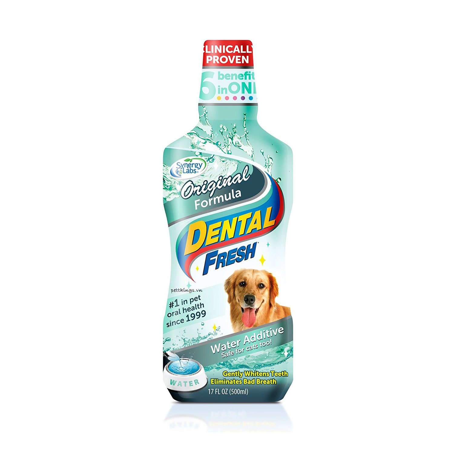 Nước làm sạch răng miệng Dental Fresh Original Formula cho chó 237ml