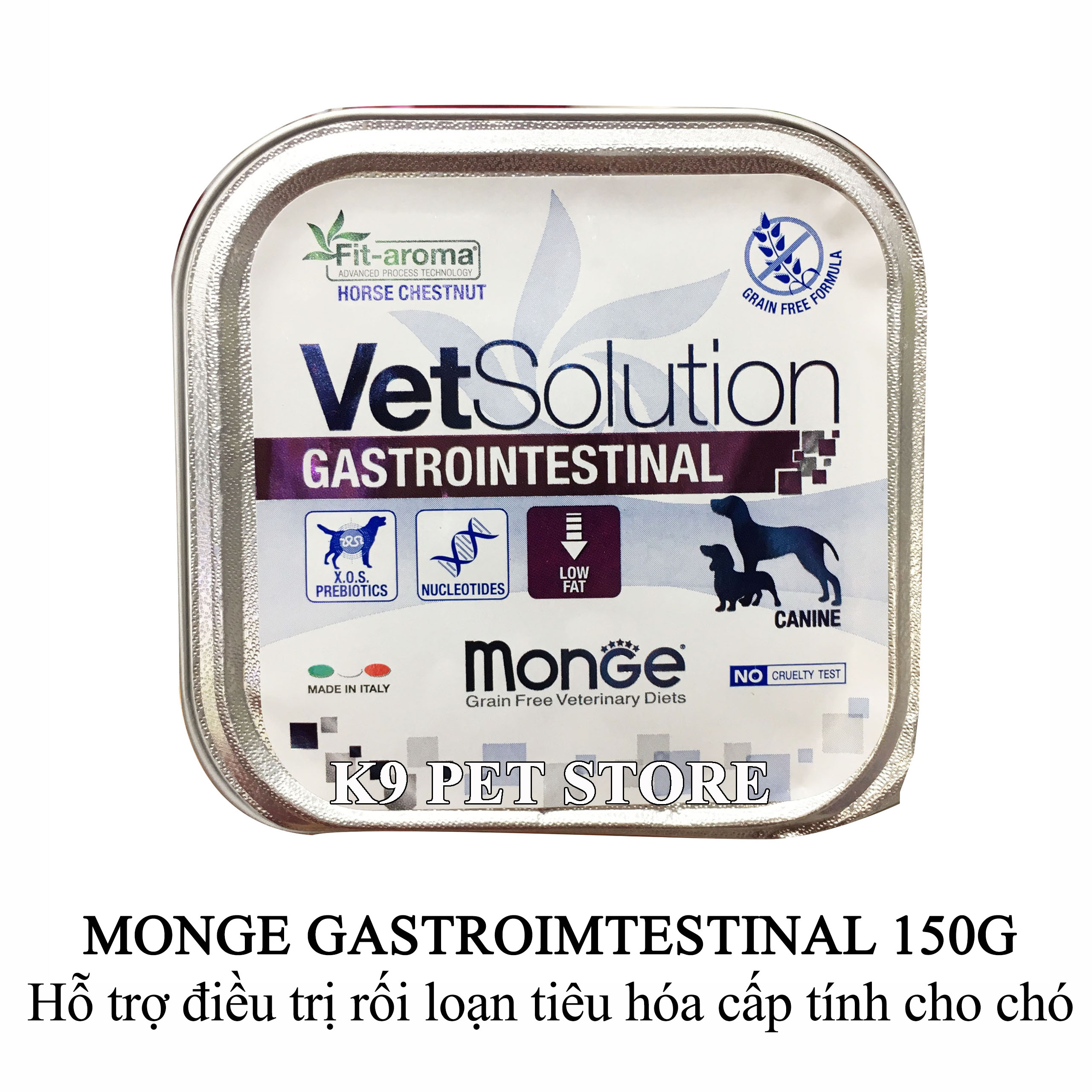 Pate Monge Gastrointestinal 150g - Hỗ trợ điều trị rối loạn tiêu hóa cấp tính cho chó
