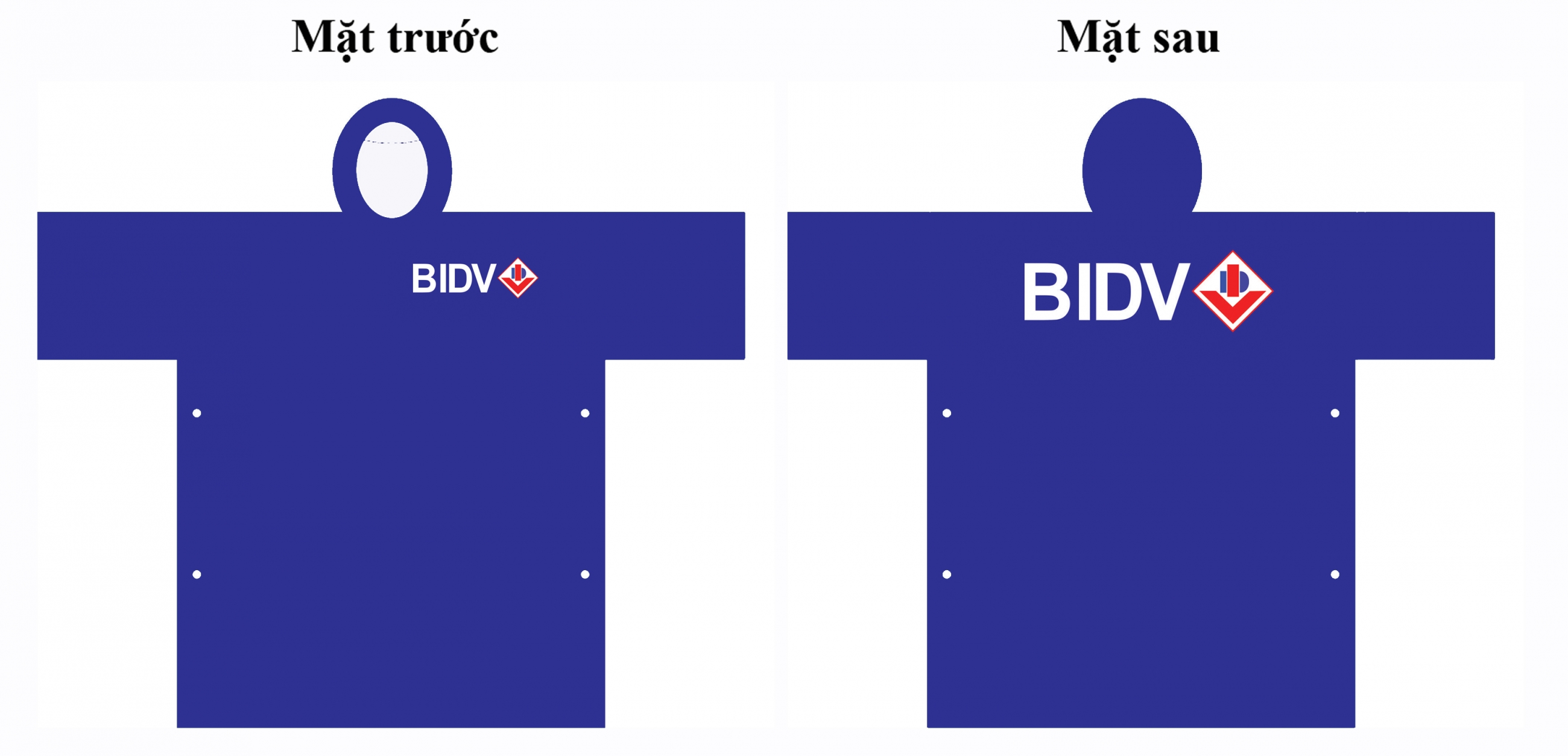 Áo mưa quảng cáo BIDV