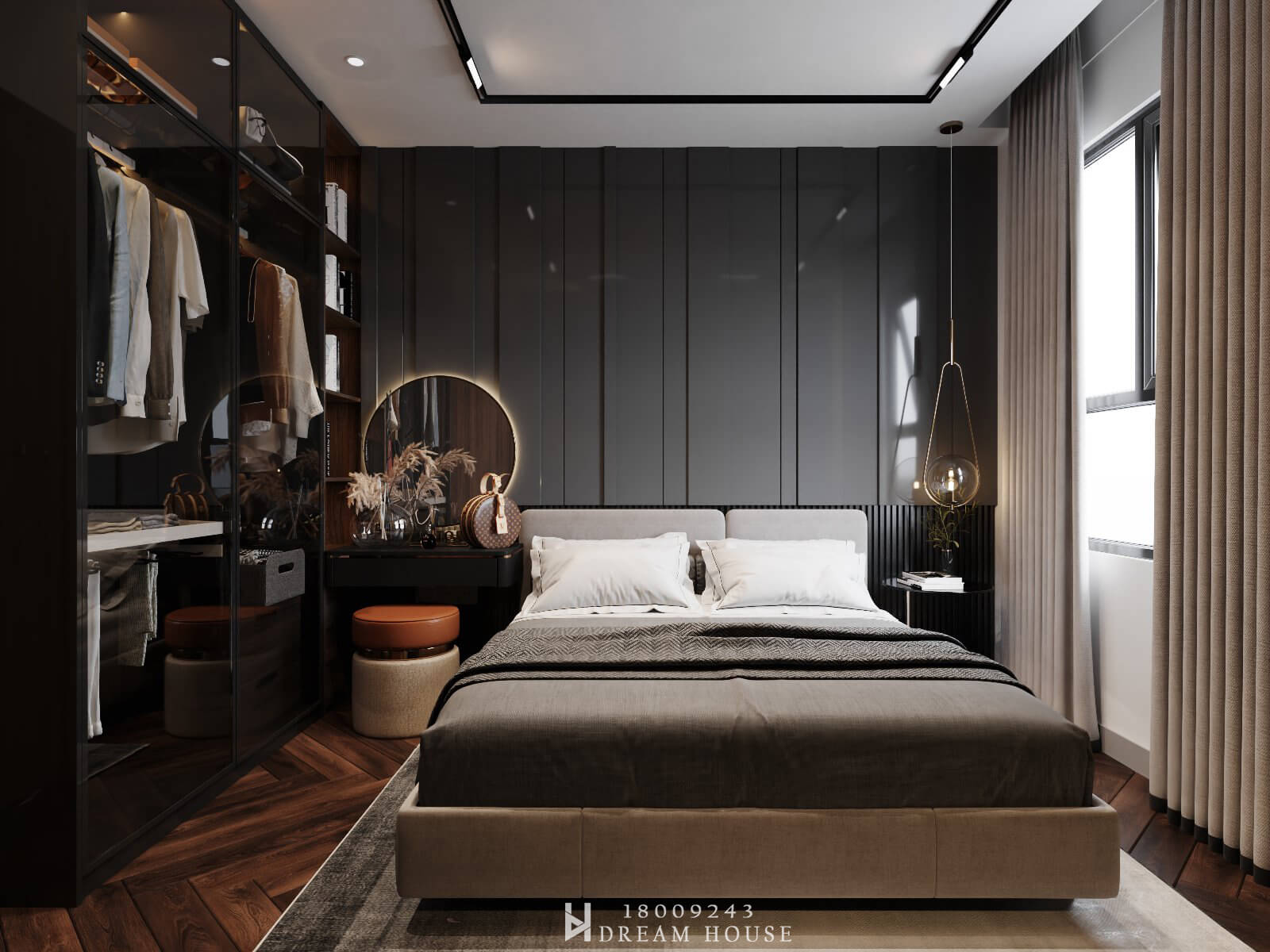 Phong Cách Modern Luxury - Dự Án Vinhomes Smart City -  63m2 - Chị Trang