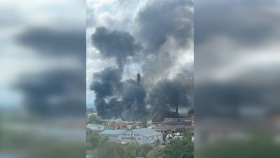 Clip khoảnh khắc nổ lớn tại nhà máy ở ngoại ô Moscow