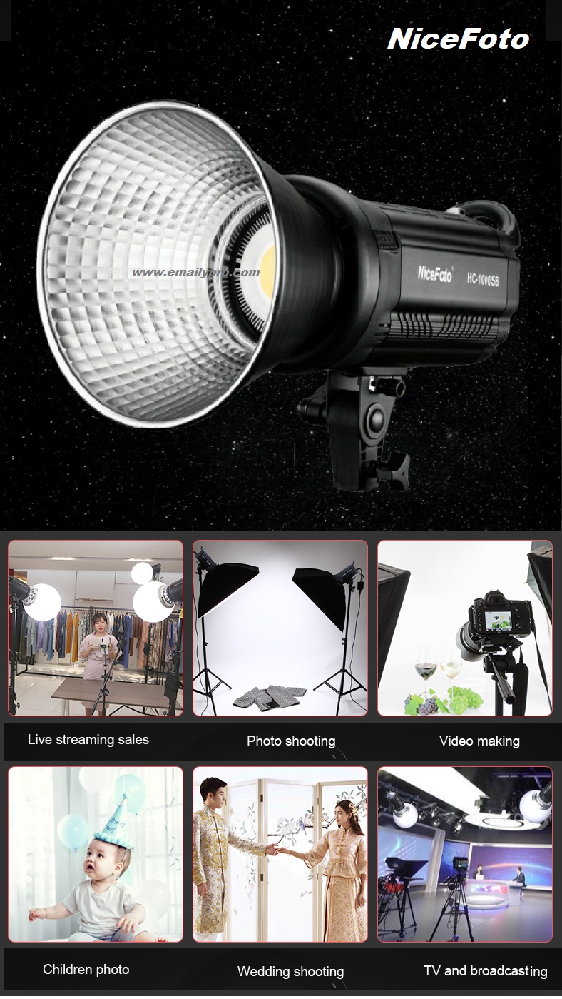 Đèn NiceFoto HC-1000SB LED Video Light-5600k