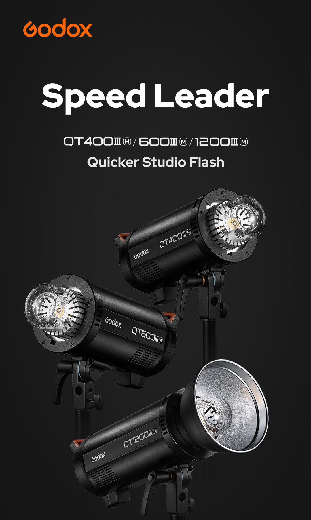 Flash Studio Godox QT400III-M NEW