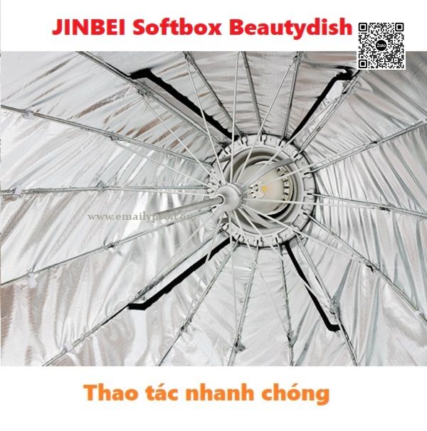 Softbox Beautydish JINBEI 65cm - Grid