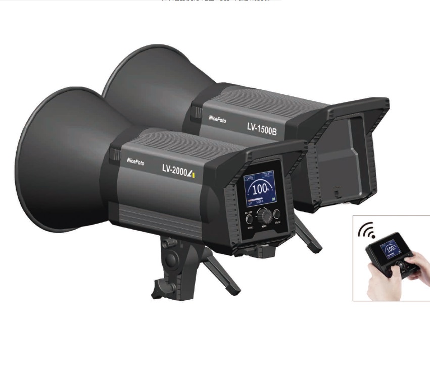 NiceFoto LV-2000A LED VideoLight 200W Bi-Colour