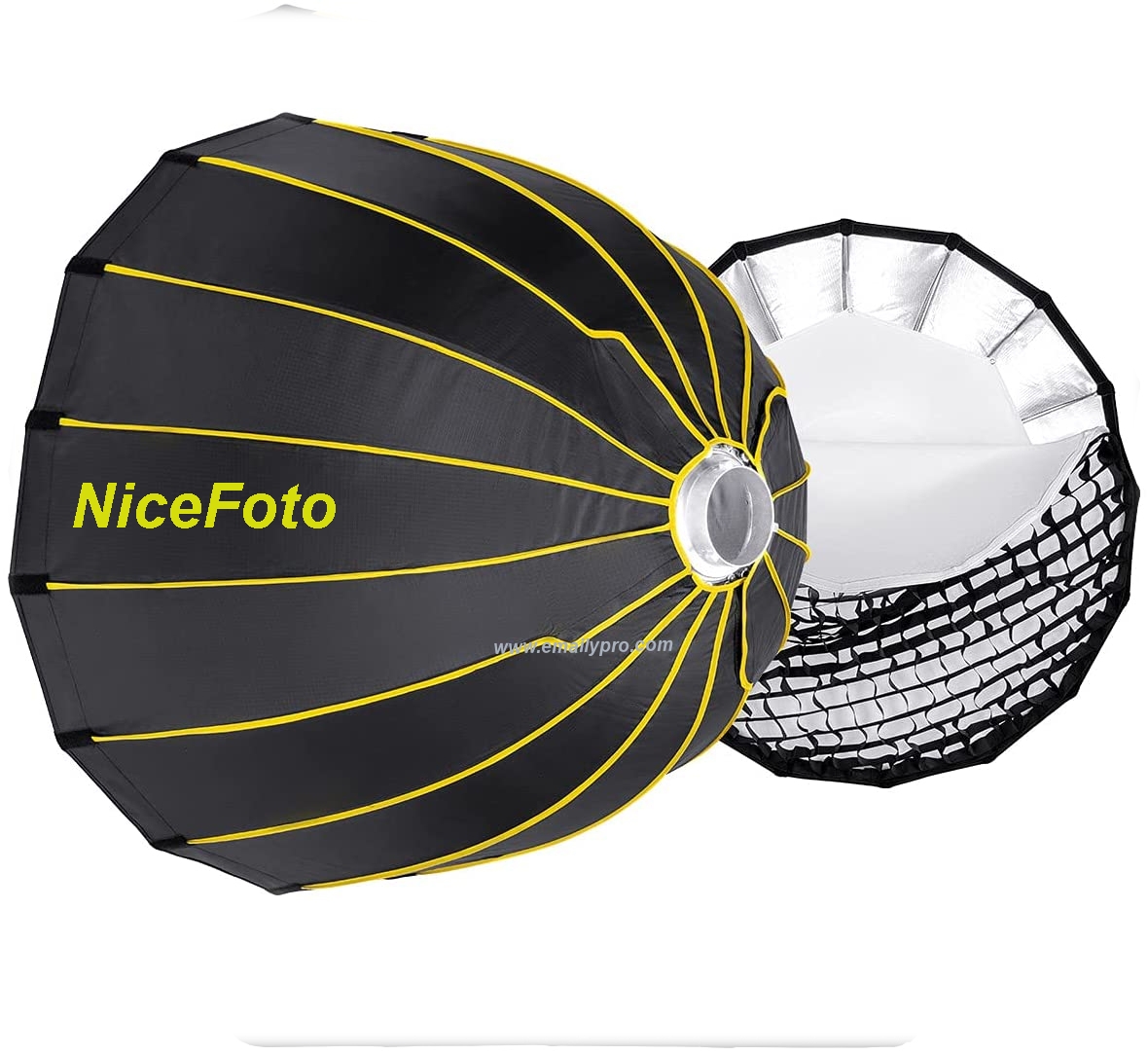 Softbox Parabolic 60cm NiceFoto + Grid
