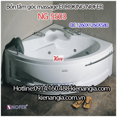 Bồn tắm massage góc Nofer NG-5503