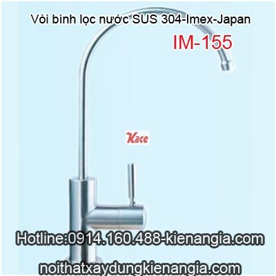 Vòi bình lọc nước sạch SUS 304 Imex-Japan IM-155