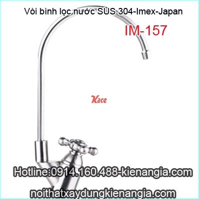 Vòi bình lọc nước sạch SUS 304 Imex-Japan IM-157