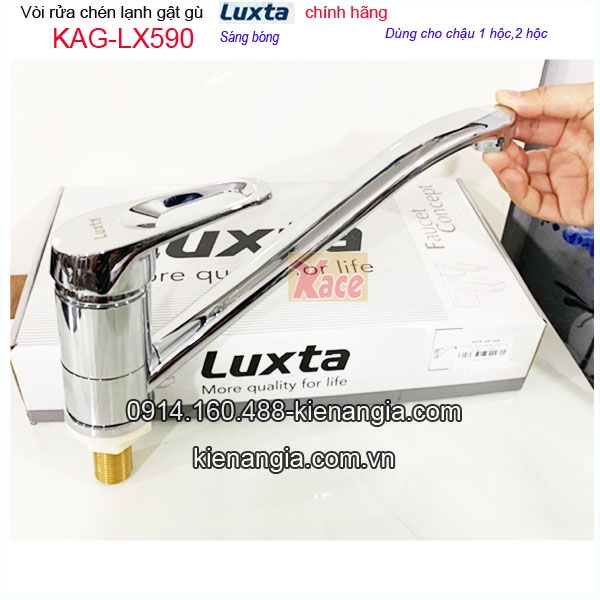 Vòi bếp lạnh gật gù Luxta-Korea KAG-LX590