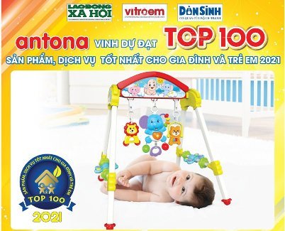ANTONA được vinh danh "Top 100 - Sản phẩm, dịch vụ tốt nhất cho gia đình và trẻ em" lần thứ 7