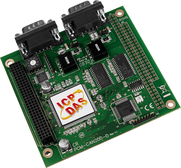 Module PCI-104 2 cổng CAN bảo vệ cách ly ICP DAS PCM-CAN200-