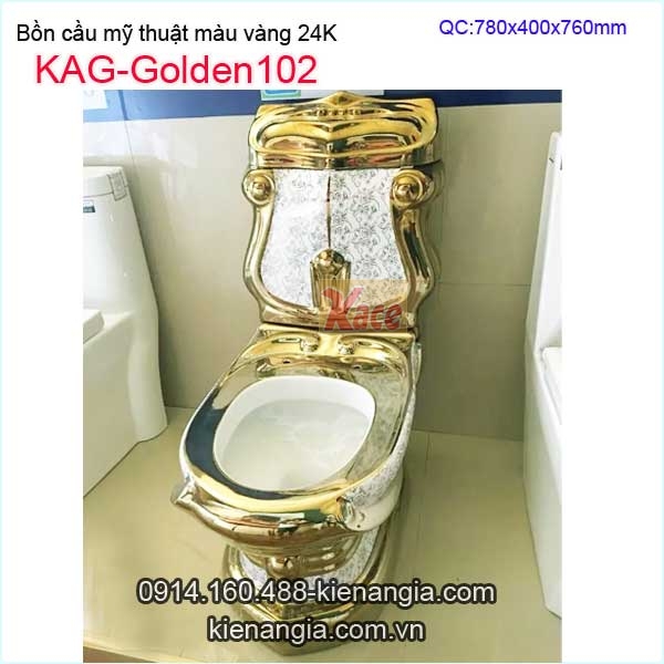 KAG-Golden102-Bon-cau-1-khoi-my-thuat-mau-vang24K-KAG-GGolden102-1