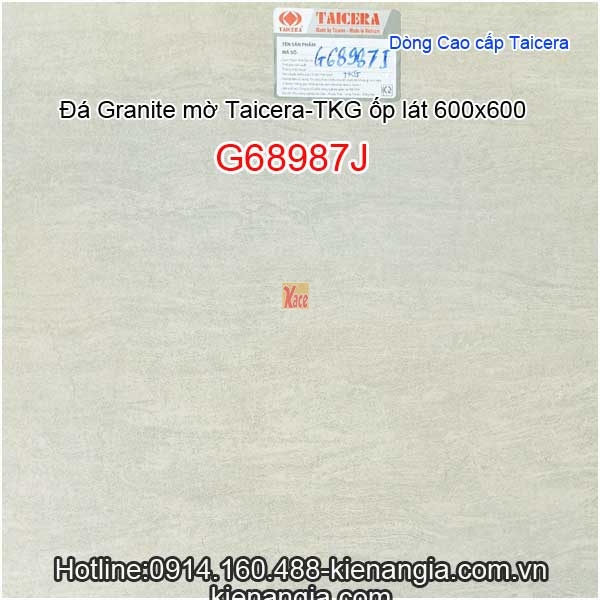 Đá granite mờ cao cấp TAICERA-TKG ốp lát 600x600 G68987J