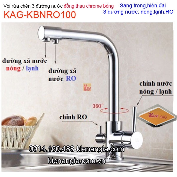 Vòi rửa  bát có lọc nước RO KAG-KBNRO100