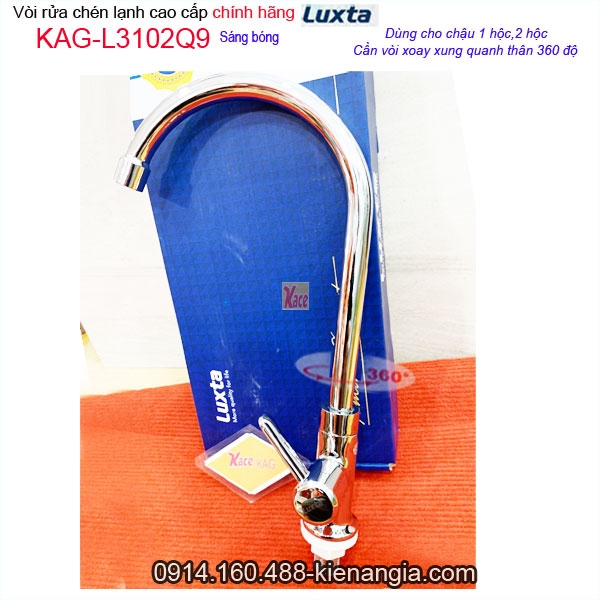 Vòi rửa chén Lạnh Luxta chính hãng  KAG-L3102Q9