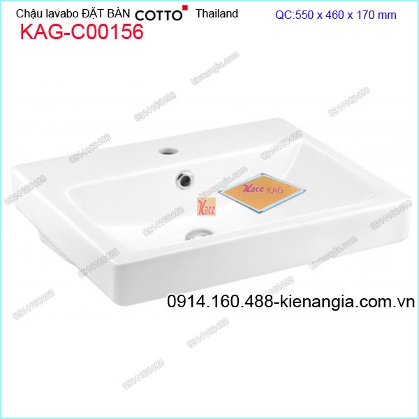 KAG-C00156-Chau-lavabo-chu-nhat-dat-ban-COTTO-Thailand-KAG-C00156-2