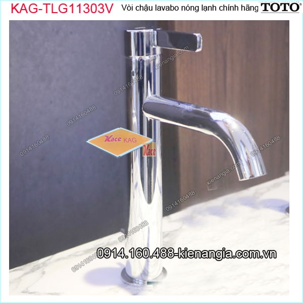 Vòi chậu lavabo  BÁN ÂM BÀN nóng lạnh chính hãng TOTO KAG-TLG11303V