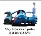 Máy bơm vữa 3 piston BW250 (15KW)