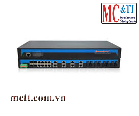 Switch công nghiệp 16 cổng Ethernet + 8 cổng quang + 4 cổng quang SFP 3onedata IES1028-4GS-8F